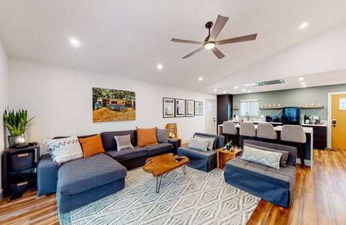 Bella Vista House | Renovated & quiet home with fireplace, air hockey/Ping-Pong, deck, & grill