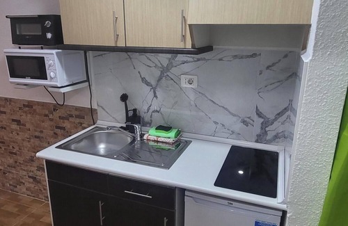 Los Cristianos Apartment | Renovated studio in Castle Harbour No. 125, with heated pool and wifi