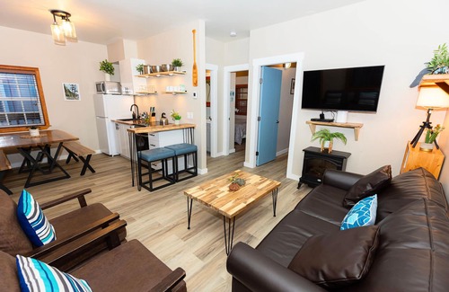 Ucluelet Apartment | Renovated Suite · Kitchen · Just Steps to Terrace Beach & Wild Pacific Trail!