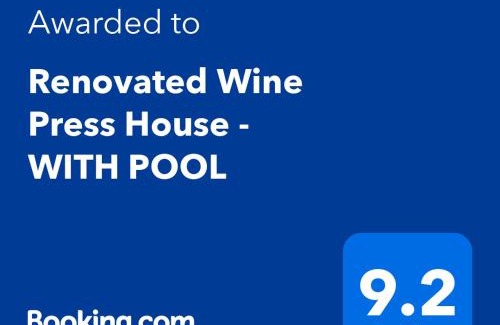 Sao Pedro House | Renovated Wine Press House - WITH POOL