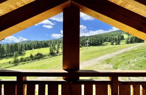Puy-Saint-Vincent Ski Chalet | Residence Dame Blanche - DBAC24 - DUPLEX APPT IN CHALET - 4 CHAMBRES 10 PERSONS