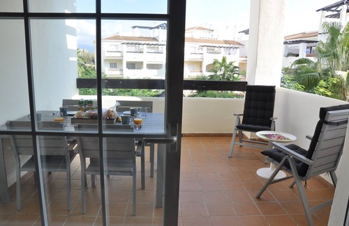 San Luis de Sabinillas Apartment | Residencial Duquesa 2201 Pool View
