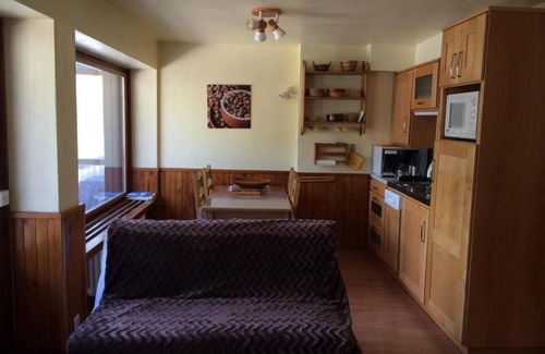 Valloire Apartment | Resort center, 2nd floor, view mountain, balcony, parking, ski locker, 39m², Valloire