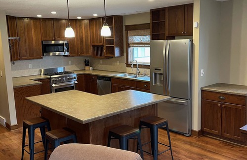 Battle Lake House | Resort Living on the 175ft of Sandy Beach on Ottertail Lake, MN.