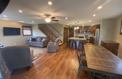 Battle Lake House | Resort Living on the 175ft of Sandy Beach on Ottertail Lake, MN.