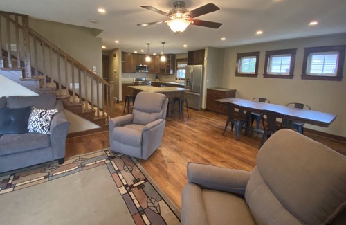 Battle Lake House | Resort Living on the 175ft of Sandy Beach on Ottertail Lake, MN.