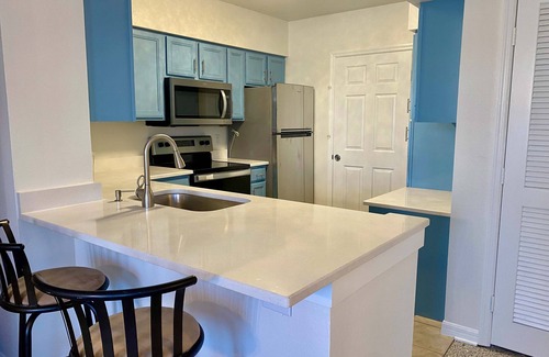 Ringling Park Apartment | Resort living w/Pool, 1 big Bedroom, fully stocked, close to white sanded beach