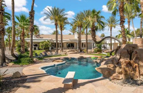 Cactus Acres Villa | Resort Style Estate, 2 Houses, Putt-Putt Course, B-ball Court, Heated Pool