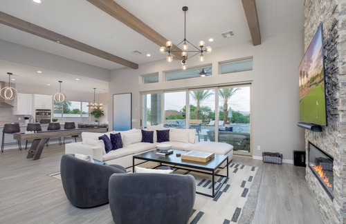 Rio Verde Foothills House | Resort-Style Estate, Mountain Views, Heated Pool & Spa, Fun Putting Green, More