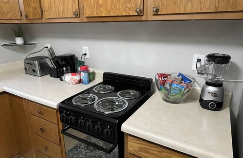 Omaha Apartment | Restful Retreat. Quiet neighborhood. Perfect location. Close to the interstate.