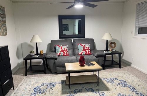 Omaha Apartment | Restful Retreat. Quiet neighborhood. Perfect location. Close to the interstate.