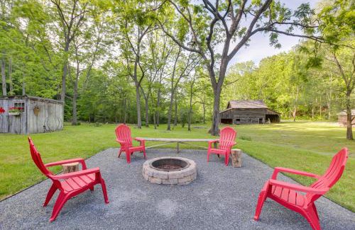 Peaks House | Restored Buchanan Log Cabin on 9-Mile Creek!