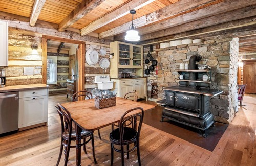 Afton Cabin | Restored Double Log Cabin on 400 Mountain Acres