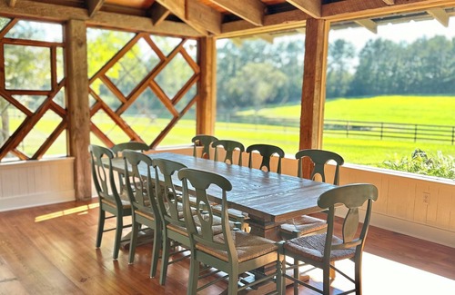 Carriere House | Restored Farmhouse with stocked pond for fishing