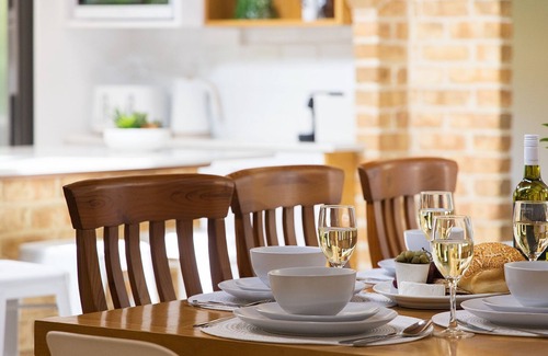 Fingal Bay House | Retreat on Pebble - walk to the beach, a large pet friendly family home