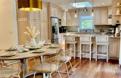 Lagoon Heights House | Retreat to Martha's Vineyard with a Private Pool & Outdoor Living in Oak Bluffsn