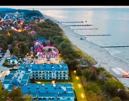Niechorze Apartment | REZYDENCJA NIECHORZE Apart 123 ogrodzony ogródek przy plaży