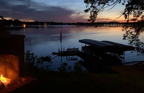 Spirit Lake House | Right on the Lake!! Your own private dock and amazing sunset views on East Lake