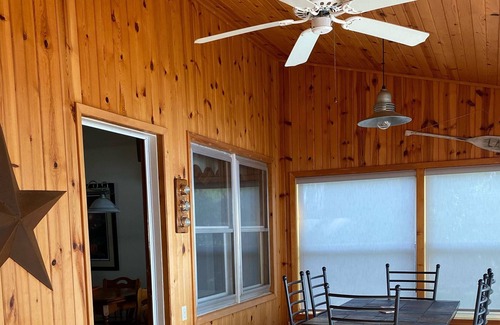 Spirit Lake House | Right on the Lake!! Your own private dock and amazing sunset views on East Lake