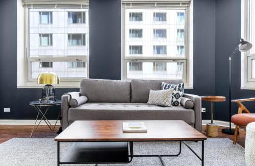 Rush and Division Apartment | River N 1BR w Gym Pool nr Magnificent Mile CHI-269