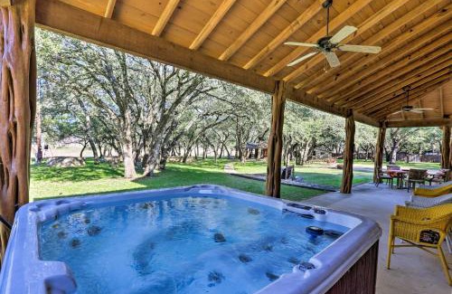 Blanco House | Riverfront Blanco Home with Shaded Porch and Hot Tub