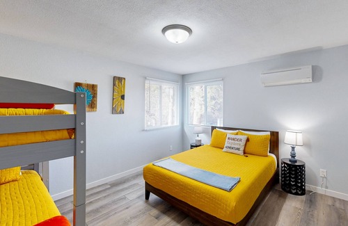 Post Falls House | Riverfront charmer with sunroom, gas grill, games, smart TVs, W/D, & partial AC
