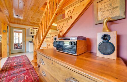 Cheboygan House | Riverfront Cheboygan Cabin with Kayaks and Dock!