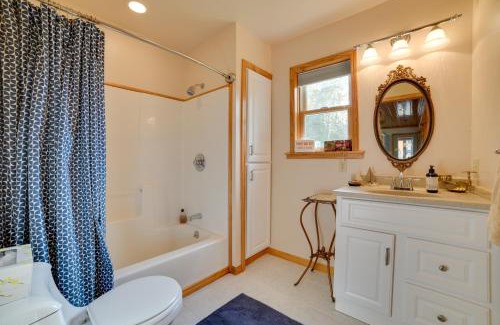 Cheboygan House | Riverfront Cheboygan Cabin with Kayaks and Dock!