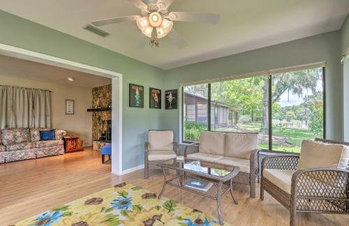 Dunnellon House | Riverfront Dunnellon Home with Dock and Solarium!