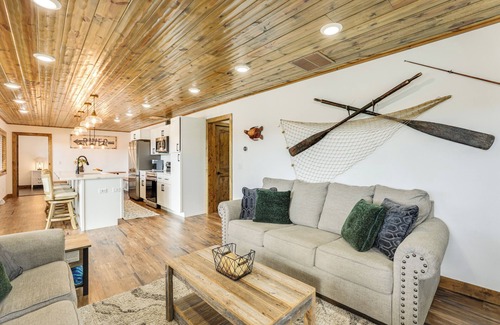 Wisconsin Dells Cabin | Riverfront Home w/Private Dock in Wisconsin Dells