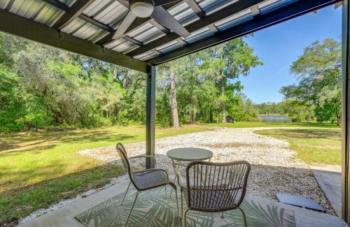 Foley House | Riverfront Magnolia Springs Cabin Rental with Grill