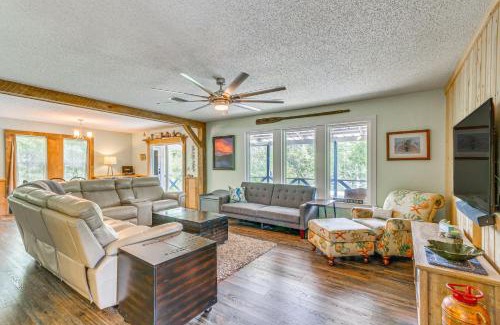 Milton House | Riverfront Milton Cabin with Boat Ramp and Dock!