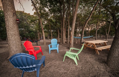 Bandera House | Riverfront RV on Medina River/1 Blk off Main/River Yurt Village & RV Park