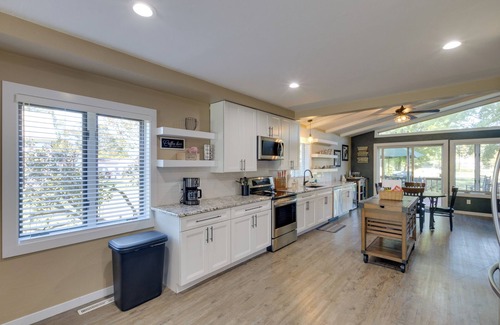 Shawano House | Riverfront Shawano Home w/Private Backyard!