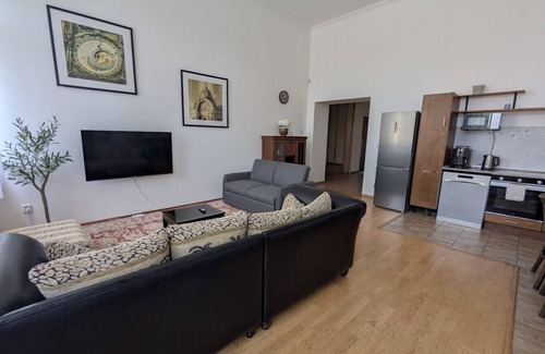 Nove Mesto Apartment | Riverside Gem w/Balcony View