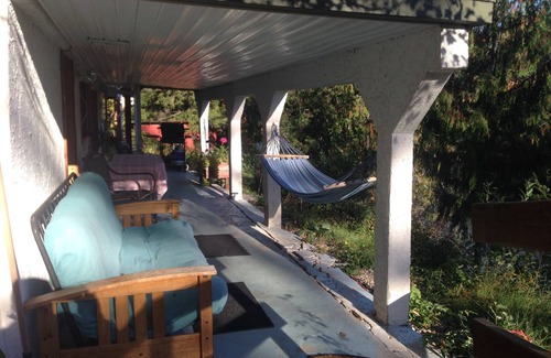 Clearwater House | Riverside Guest House overlooking the Clearwater RIver draining Wells Gray Park