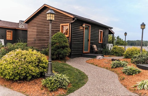 Bellevue Cabin | Riverview Cabin + Hot Tub w/TV+ Pickleball Court