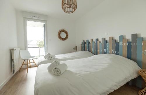 Arzon Apartment | Riviera - T3 avec piscine partagée et parking proche plage Arzon