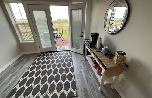 Emery County House | Rm #2. 1 double bed, 1 single bed smart TV, street/mountain view.