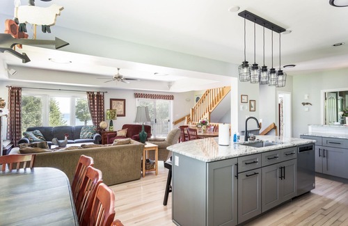 Northport House | ROBY’S RETREAT - Immaculate 9 BR Beachfront Home on Grand Traverse Bay Sleeps 20