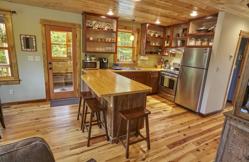 Old Forge Cabin | Rock Haven at North Street, Wooded Cabin Retreat in Old Forge, NY