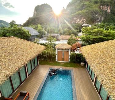 Krabi House | Rock reef aonang villa 2unit mountainview