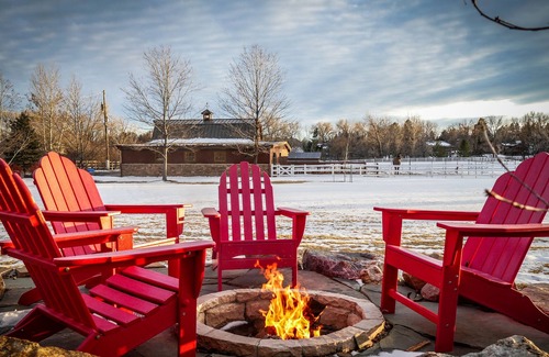 Columbine House | Romantic Columbine Cottage guest suite on gated private four acre horse ranch.