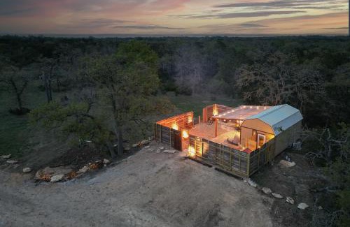 Wimberley Villa | Romantic Tiny Luxury Retreat w heated pool, sauna n outdoor shower in Wimberley 10 acres