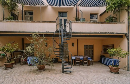 Fermo House | Room at Palazzo, terrace, historical center, 7 km from beaches.