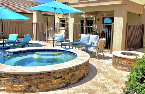 Rock Springs House | Room for rent with Pool,Waterfall,Spa,FirePit, Luxury Home near desert mountains