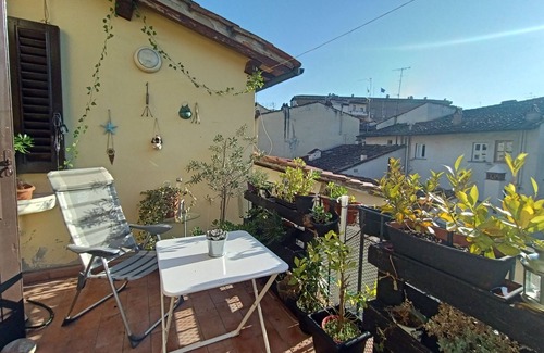 Oltrarno Apartment | Room in an apartment with Terrace and Pitti Palace view. Ideal location.