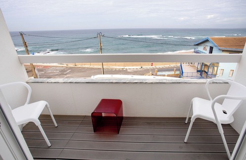 Ribamar Apartment | Room 'Vista Mar 2' with Balcony and Wi-Fi