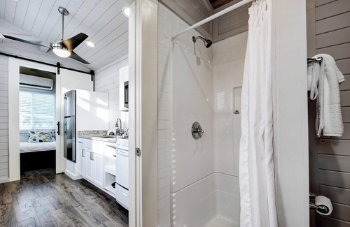 The Woodlands Bed & Breakfast | Rosie Tiny Home in Community First! Village