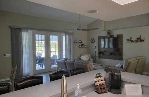 White Marsh House | Rotonda West 3 bed/3 bath Home with serene Lake View from your private pool deck